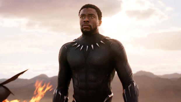 Chadwick Boseman in  <i>Black Panther</i>. Some of the film's PDV work was done in Melbourne.