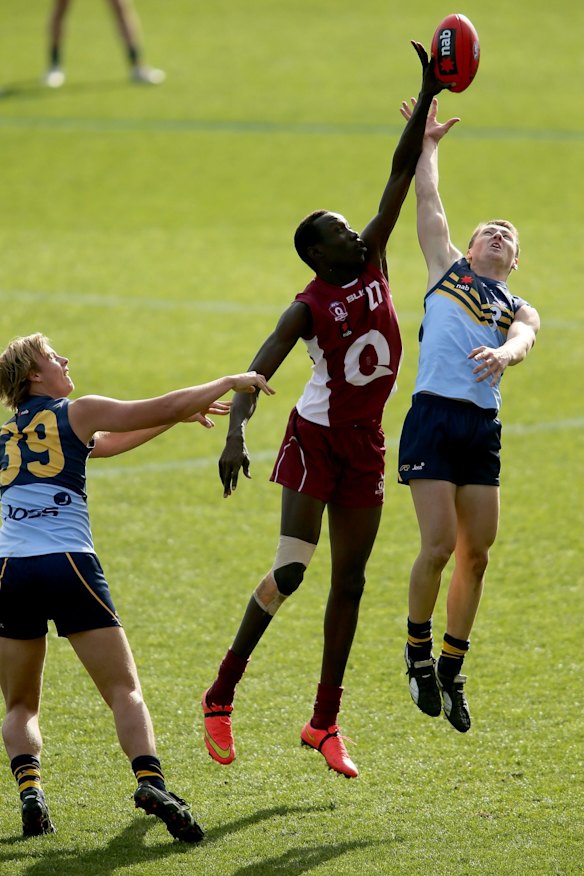 Tall order: Chol's vertical leap is a strength.