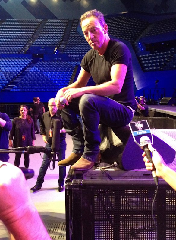 Bruce Springsteen put Perth Arena on his Australian schedule.