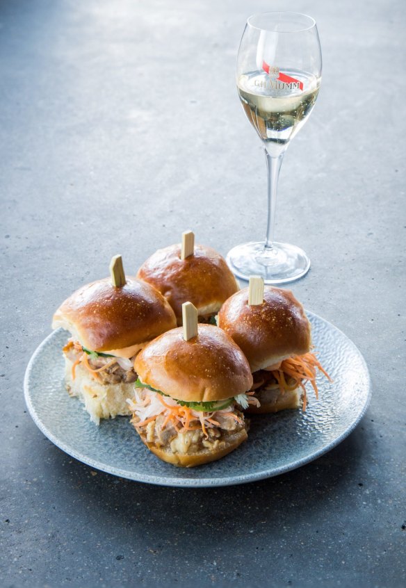 Dan Hong's duck banh mi will be served in the Mumm marquee.