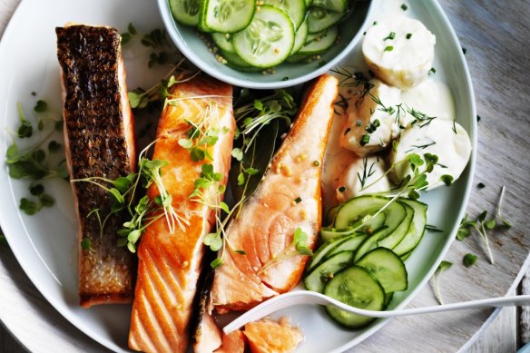 Salmon with a Danish twist.