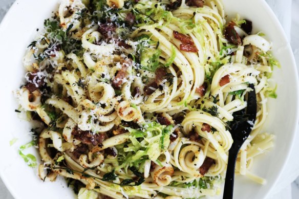 Adam Liaw's squid and thyme linguine.