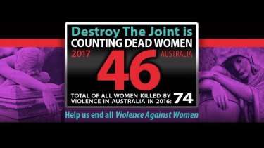 Advocacy group Destroy The Joint keeps a grim tally of violent female deaths through its online initiative, Counting Dead Women.