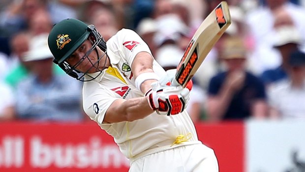 "Up for it": Steve Smith hits out against Kent last week.