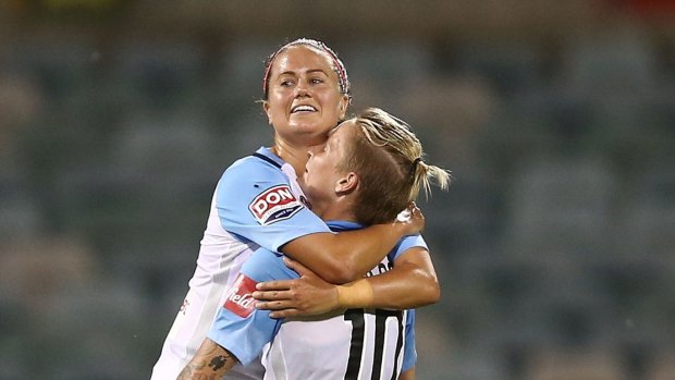 Fighting spirit: Melbourne City's women have climbed off the canvas to make the W-League grand final.