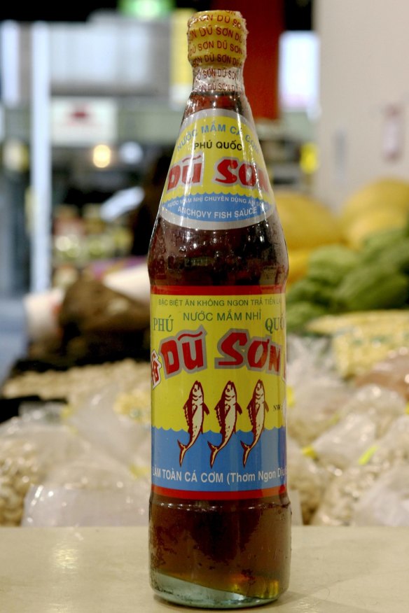 Du Son first press fish sauce.