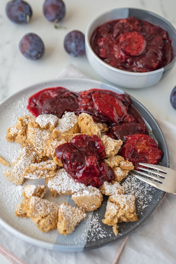 The "schmarrn" in kaiserschmarrn means roughly "mess" or "shredded". 