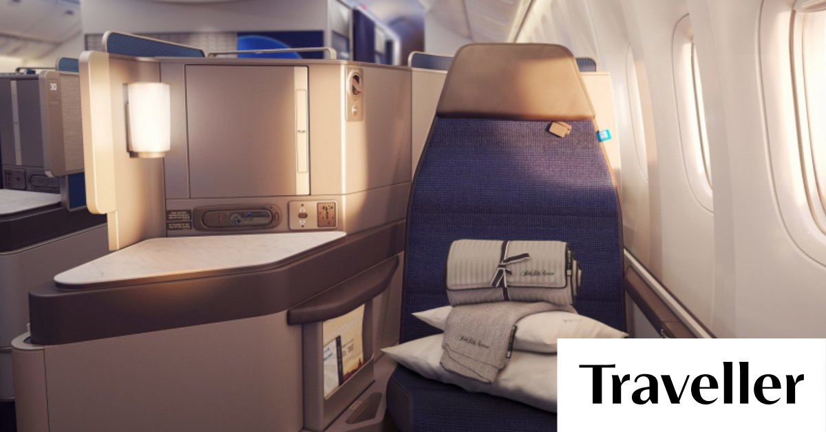 Airline Review United Airlines, Boeing 7879 Dreamliner, business