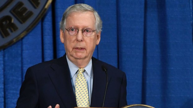 Senate Majority Leader Mitch McConnell is under fire from the president.
