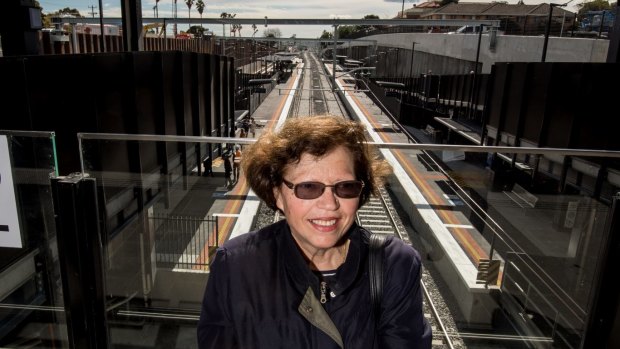 Bentleigh resident Giota Tzimourtas was impressed with the new station.