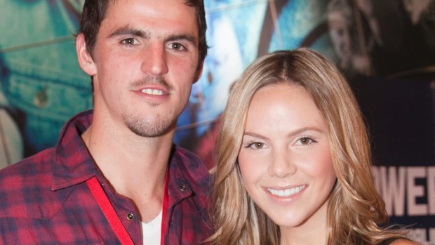 Scott Pendlebury and wife Alex Davis welcomed their son on Tuesday.