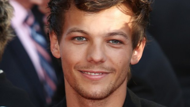 'Very happy':  One Direction member Louis Tomlinson.