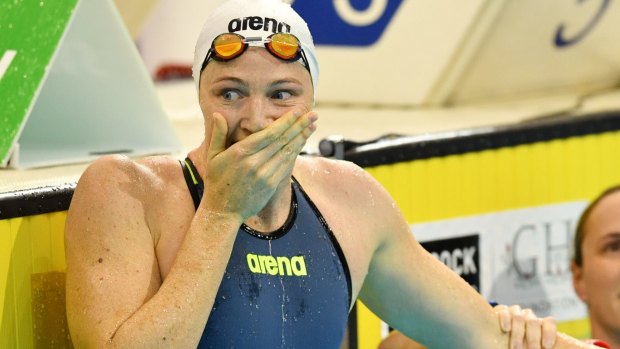 Breathing optional: Cate Campbell has enjoyed success with her new technique.