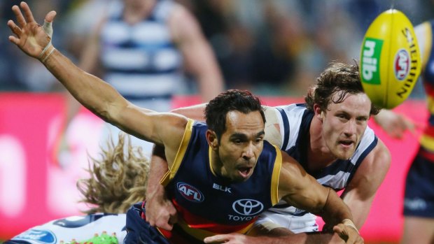 Jed Bews has enjoyed more success than most against Eddie Betts in recent years.