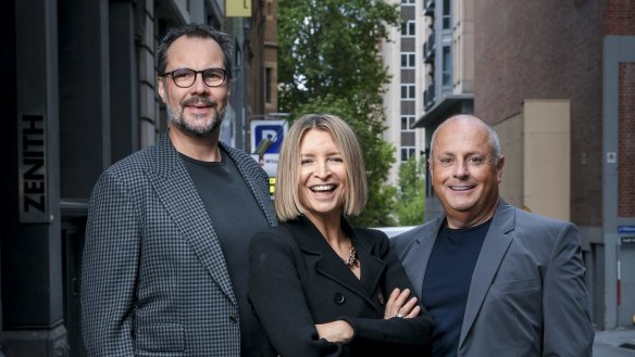 Martin Benn, Vicki Wild and Chris Lucas, the industry figures behind what is set to be a game-changer in the Australian restaurant scene.