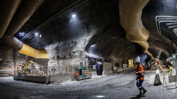 Tunnelling on NorthConnex in Sydney's north has reached the halfway point. 