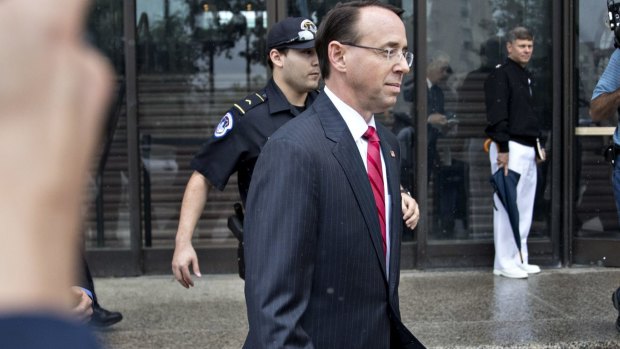 Rod Rosenstein, deputy attorney general, has appointed a special counsel to investigate possible Russian interference in the election. 