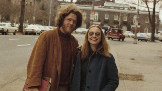 'In the spring of 1971, I met a girl': Hillary Rodham and Bill Clinton at Yale in the early 1970s.  