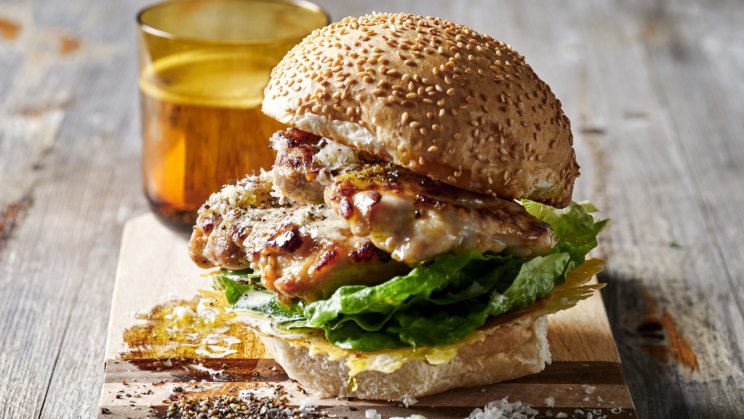 Chicken caesar burgers-image