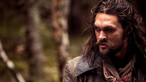Jason Momoa as Declan Harp, who terrorises the colonial English in Canada in Frontier.