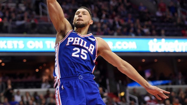 Big Ben: Melbourne-born Simmons could become Australia's first genuine NBA superstar.