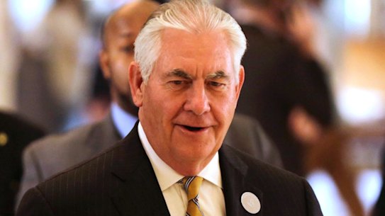 US Secretary of State Rex Tillerson.