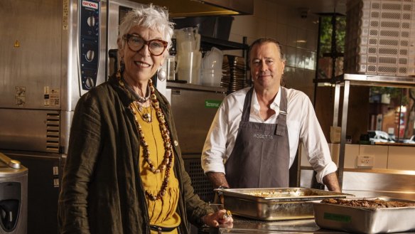 Chef Neil Perry and OzHarvest chief executive Ronni Kahn hope to make a difference for overseas workers. 