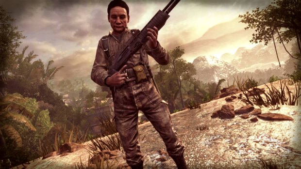 Manuel Noriega as he appears in <i>Call of Duty: Black Ops II</i>. 