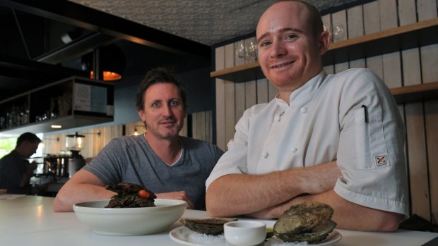 Hat trick: Temporada owner Ben Willis and chef Chris Darragh.