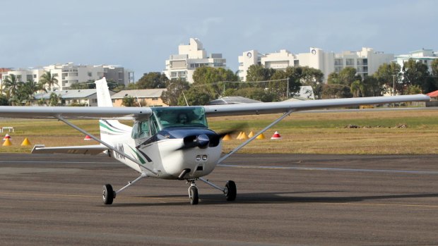 Lachlan Smart has his pilot's licence but feels the same thrill now as he did when he first went up years ago. 