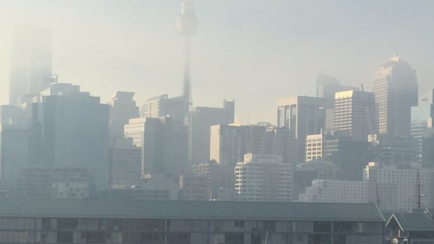 A range of hazard reduction fires, some in the Blue Mountains, has shrouded Sydney in smoke.