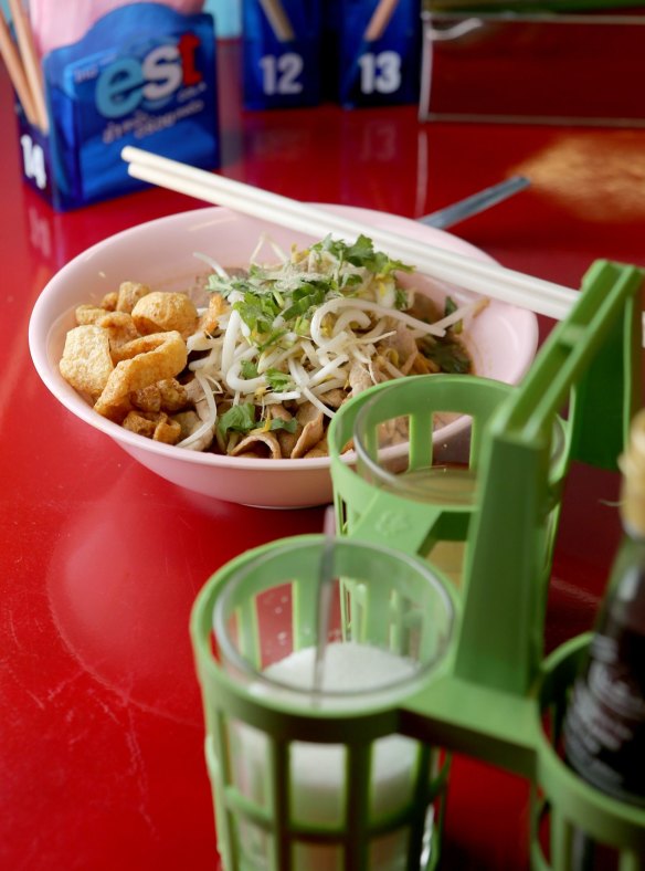 Soi 38's braised duck noodle soup.