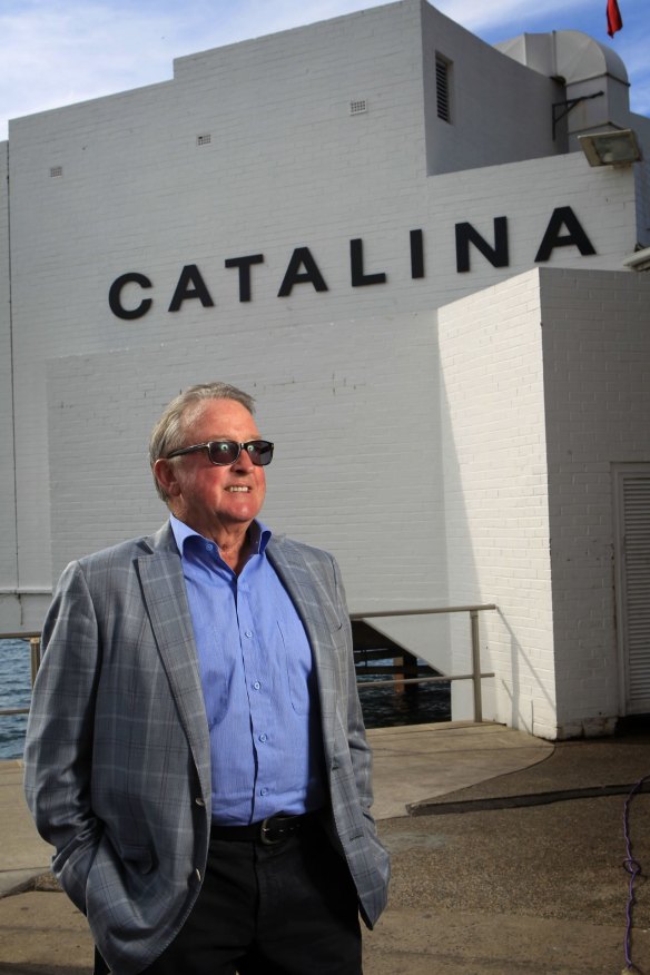 Michael McMahon outside Catalina restaurant in 2014.  