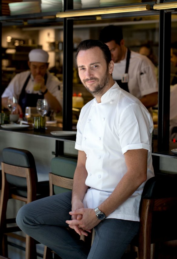 Celebrity chef Jason Atherton in the Sydney restaurant.