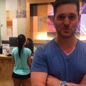 The controversial Instagram photo posted by Michael Bublé.