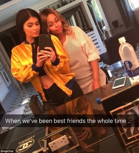 Chyna with former enemy and now future sister-in-law, Kylie Jenner.
