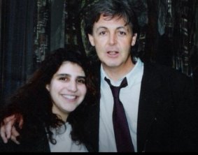 Karen Freedman with Paul McCartney, who she has seen play 111 times.