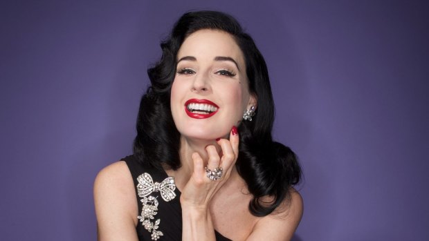 Press finishes the page with a visit to burlesque star Dita Von Teese's two-room wardrobe.