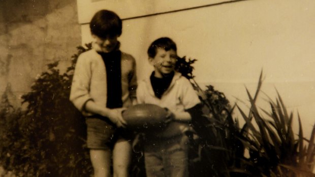 Ray Floyd (left) and Terry Floyd (right) in about 1972 when Terry was nine years old. 