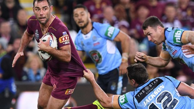 Unstoppable: Cameron Smith during Origin III.