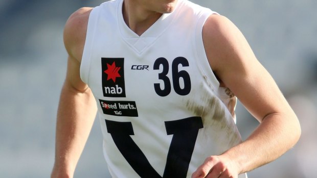 Jacob Weitering in action during an under 18 championships match in July. 