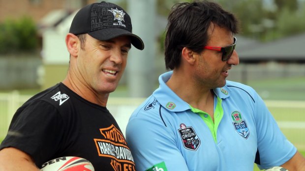 Ahead of the game: Brad Fittler is the front-runner to take over from Laurie Daley as the next coach of NSW.