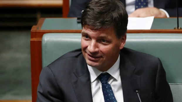 Assistant Minister for Cities Angus Taylor.
