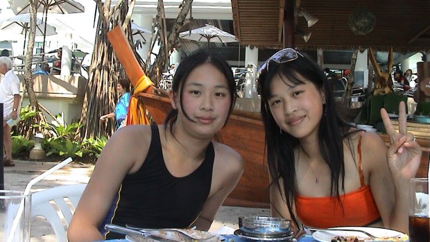 Sally Cheong, right, and her sister Helen.