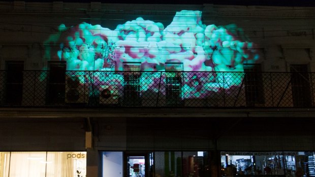 Another projection at the 2017 festival.