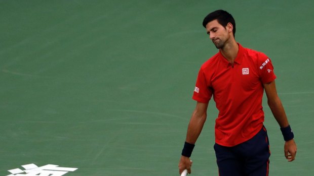The hunted: Novak Djokovic says there are "definitely things that I need to [regain] kind of from the emotional/mental point of view".
