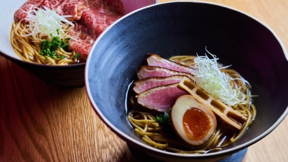 A bowl of goodness from Senpai Ramen in Chatswood. 