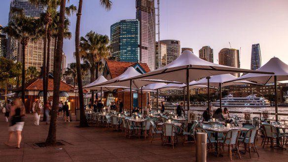 The al fresco Whalebridge in Circular Quay is great news for people who love to eat outdoors all year round. 
