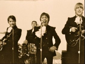 The real Easybeats in a scene from Peter Clifton's documentary Easy Come Easy Go.