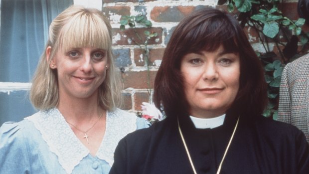 Vicar of Dibley stars: Emma Chambers and Dawn French.